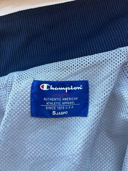 White Champion windbreaker jacket